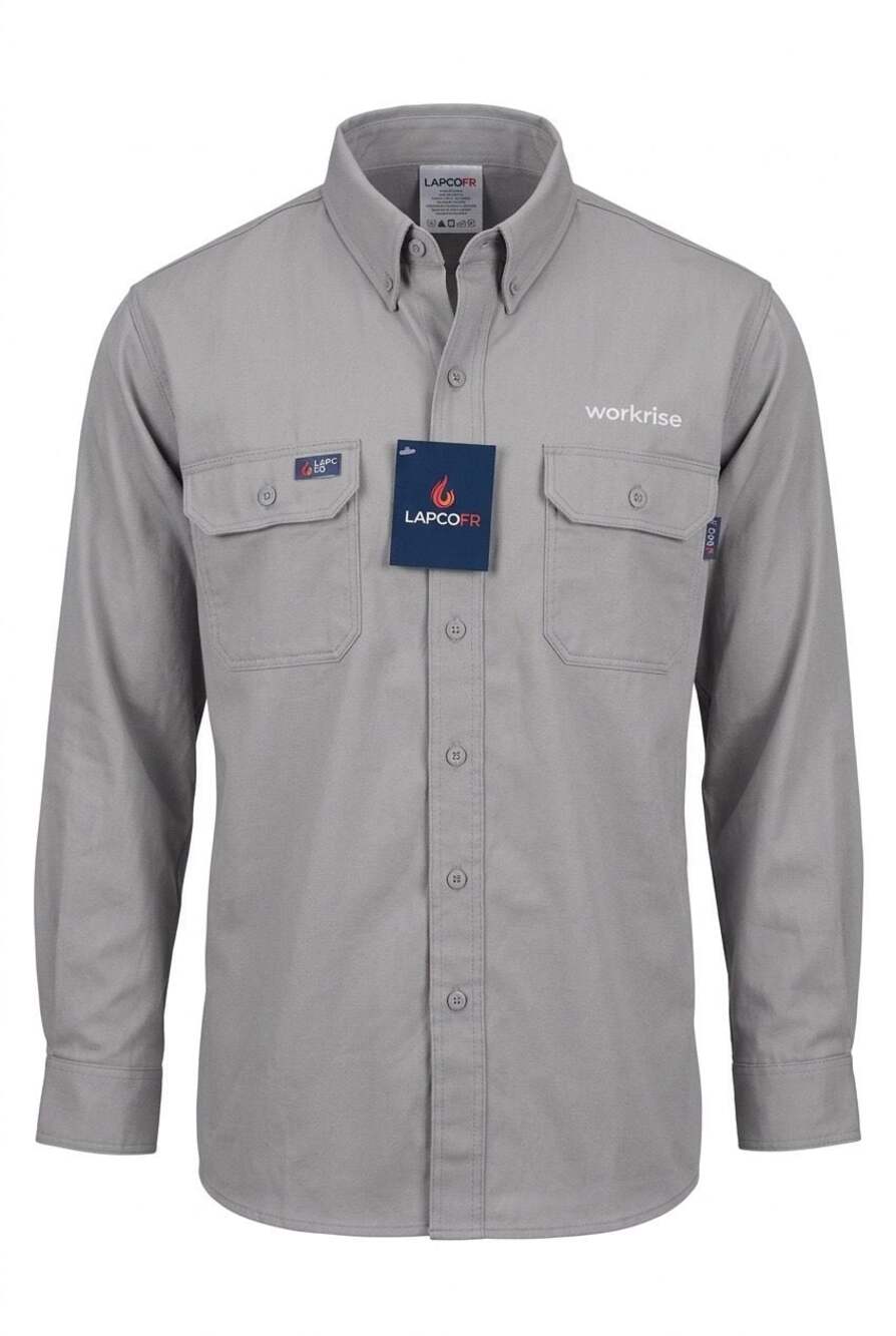 LAPCO FR Flame Resistant Work Shirt XL-REG GOS6GY #692